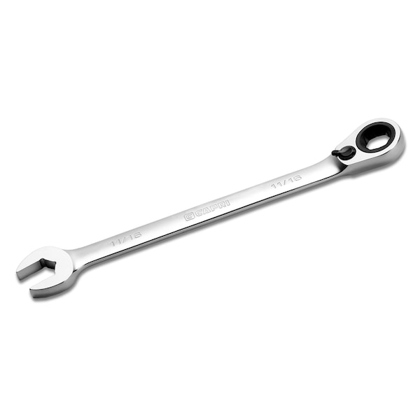 11/16 in 6-Point Long Pattern Reversible Ratcheting Combination Wrench